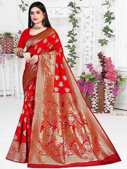 self design woven saree - 19861193 - Very Small Image - 1