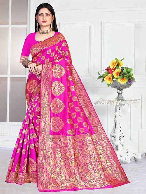 self design woven saree - 19861600 - Very Small Image - 1