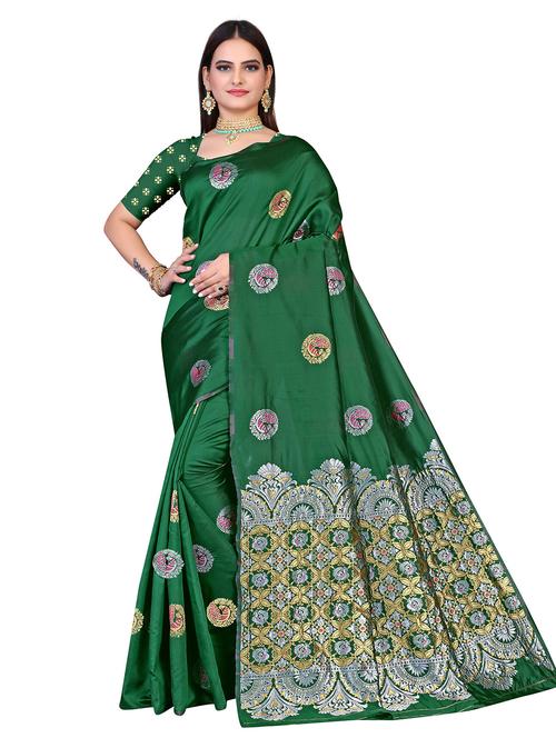 ethnic motif woven saree - 19861682 - Very Small Image - 1