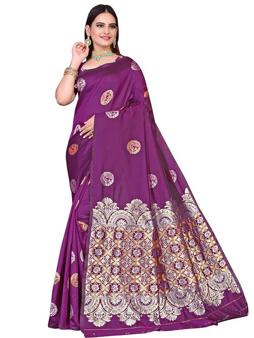 ethnic motif woven saree - 19861820 - Very Small Image - 1