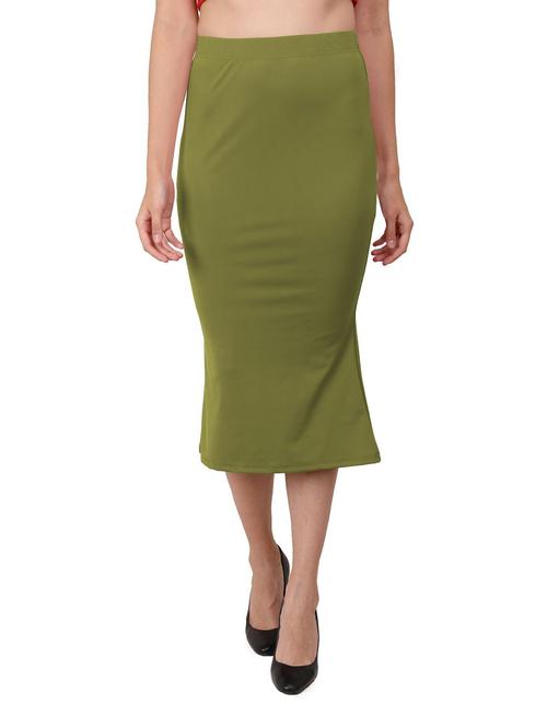 mid rise green pencil skirt - 19865585 - Very Small Image - 1