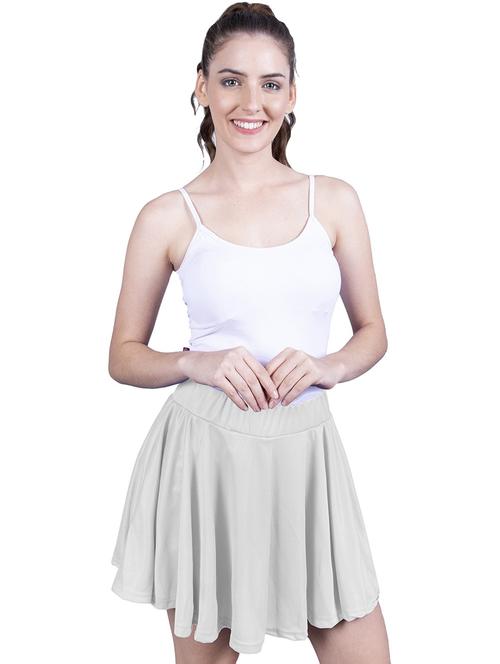 mid rise solid skater skirt - 19865631 - Very Small Image - 1