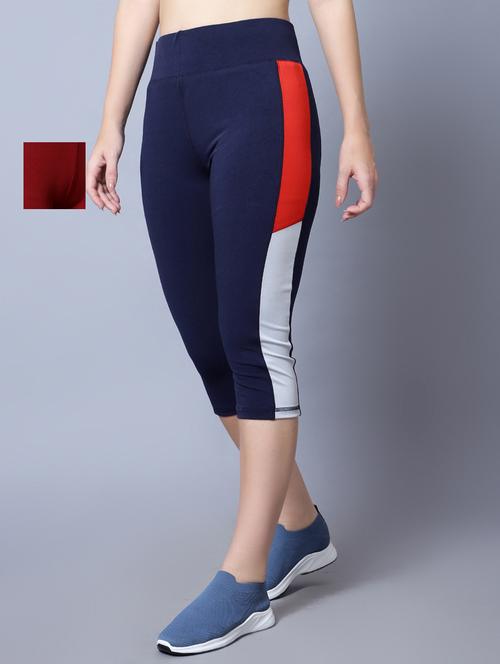 pack of 2 capri leggings - 19865760 - Very Small Image - 1
