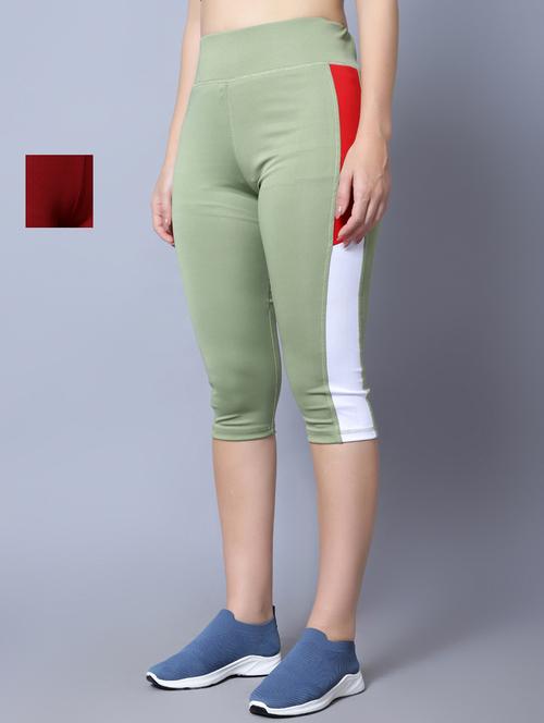 pack of 2 capri leggings - 19865761 - Very Small Image - 1