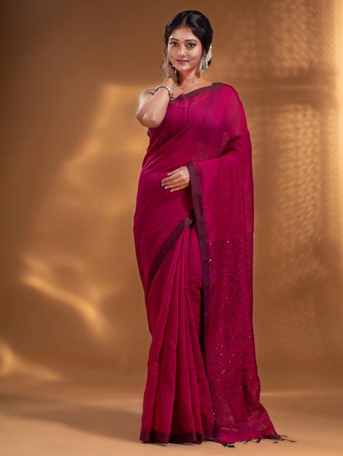 embellished saree with blouse - 19866206 - Very Small Image - 1