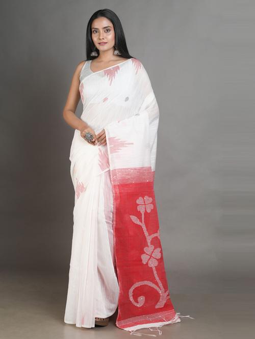 self design woven saree - 19866570 - Very Small Image - 1