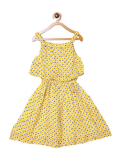 round neck printed a line frock - 19867013 - Very Small Image - 1