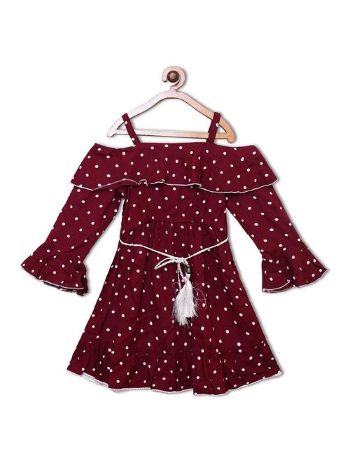 square neck printed a line frock - 19867014 - Very Small Image - 1