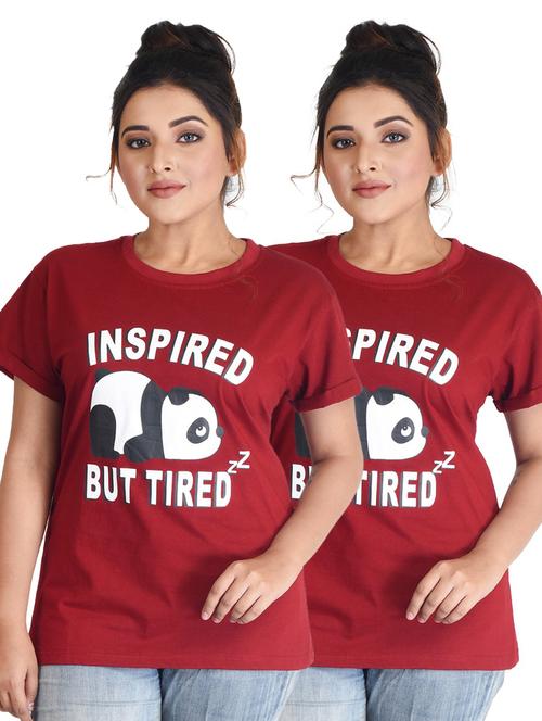 pack of 2 printed regular tees - 19869098 - Very Small Image - 1