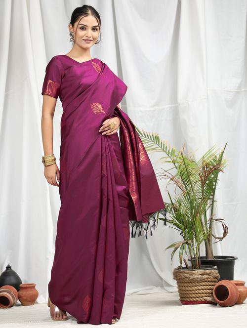 women's embroidered saree with blouse - 19870937 - Very Small Image - 1
