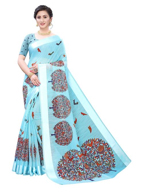 self design woven saree with blouse - 19870951 - Very Small Image - 1