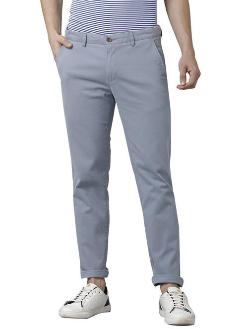mid rise solid chinos - 19871154 - Very Small Image - 1