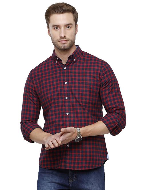 mens checks casual shirt - 19871390 - Very Small Image - 1