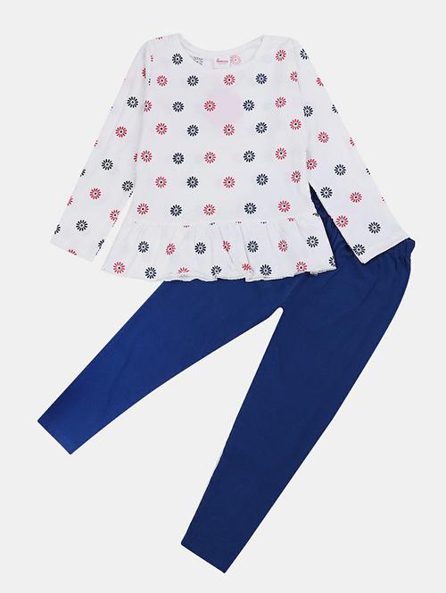 girls printed full length set - 19873049 - Very Small Image - 1