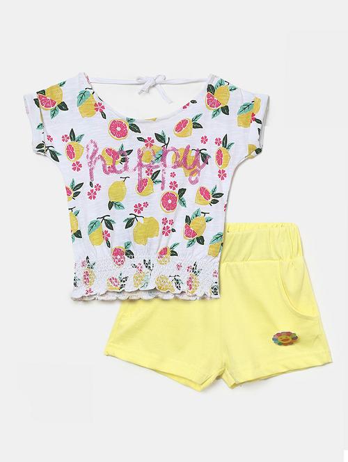 girls printed shorts set - 19873073 - Very Small Image - 1