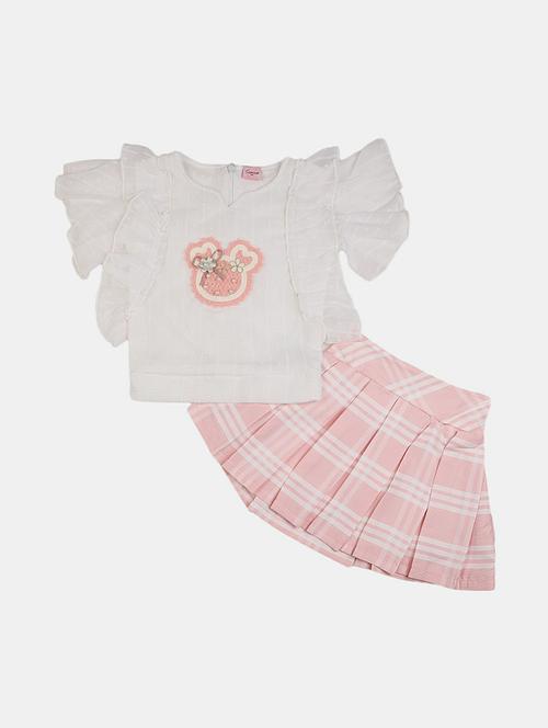girls printed skirt top set - 19873111 - Very Small Image - 1