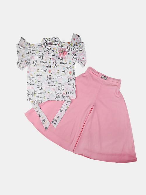 girls printed full length set - 19873121 - Very Small Image - 1