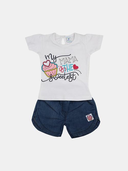 girls printed shorts set - 19873165 - Very Small Image - 1