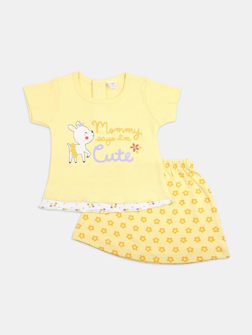 girls printed skirt top set - 19873269 - Very Small Image - 1