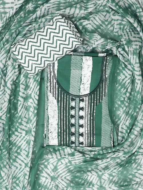 printed unstitched suit set - 19875000 - Very Small Image - 1