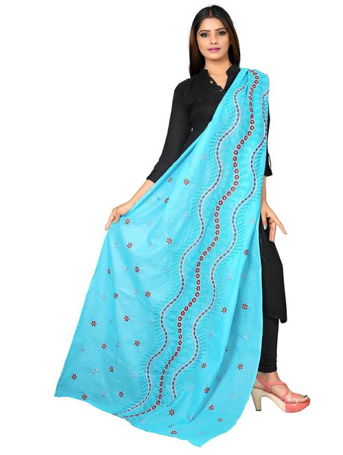 karma attire self design embroidered dupatta - 19875075 - Very Small Image - 1