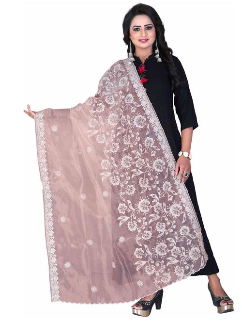 karma attire self design embroidered dupatta - 19875080 - Very Small Image - 1