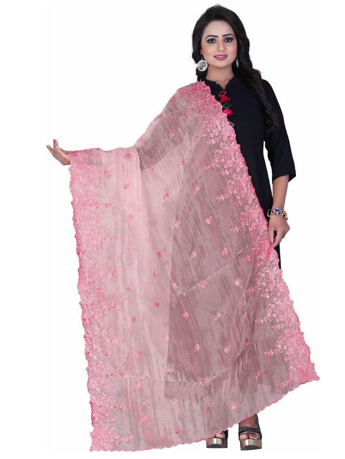 karma attire self design embroidered dupatta - 19875091 - Very Small Image - 1