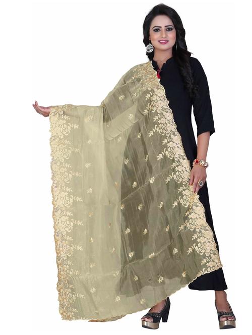 karma attire self design embroidered dupatta - 19875094 - Very Small Image - 1