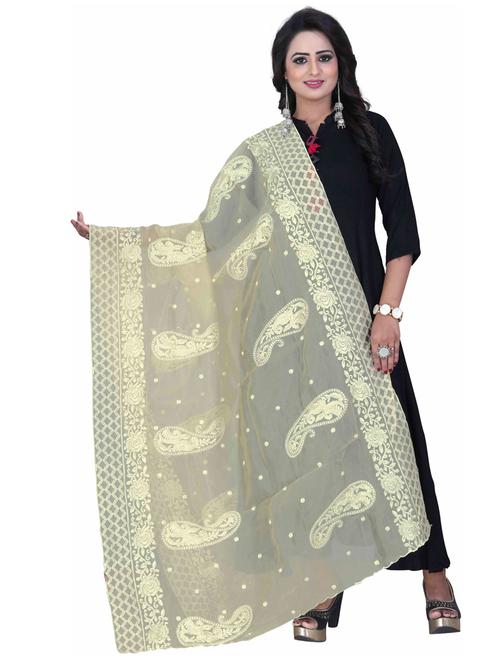 karma attire self design embroidered dupatta - 19875107 - Very Small Image - 1