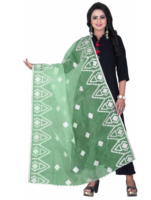 karma attire self design embroidered dupatta - 19875113 - Very Small Image - 1