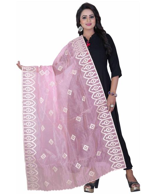 karma attire self design embroidered dupatta - 19875115 - Very Small Image - 1