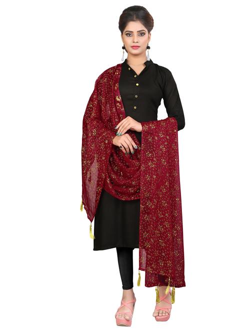 karma attire self design embroidered dupatta - 19875159 - Very Small Image - 1