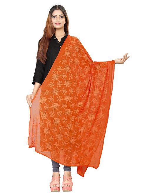 karma attire self design embroidered dupatta - 19875183 - Very Small Image - 1