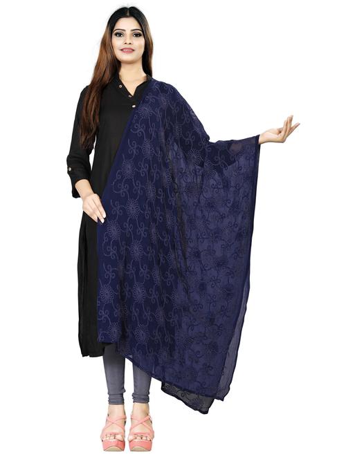 karma attire self design embroidered dupatta - 19875186 - Very Small Image - 1
