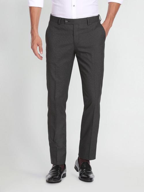 men flat front formal trouser - 19876182 - Very Small Image - 1