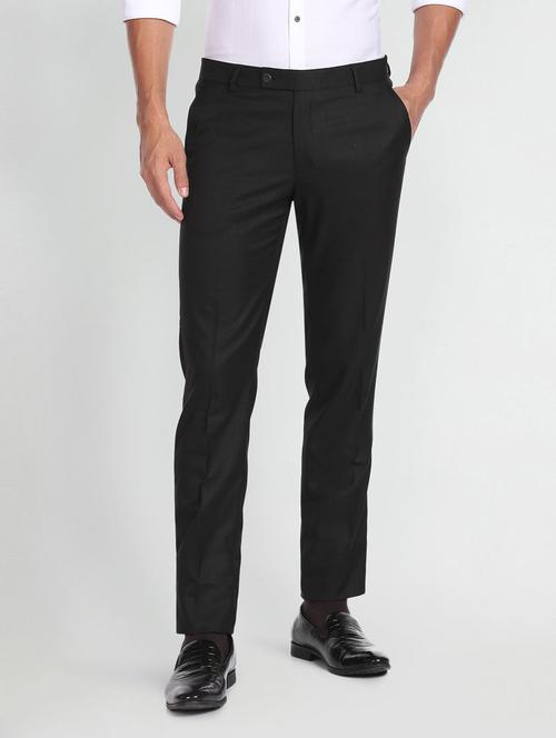 men flat front formal trouser - 19876186 - Very Small Image - 1