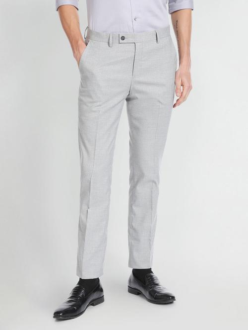men flat front formal trouser - 19876198 - Very Small Image - 1