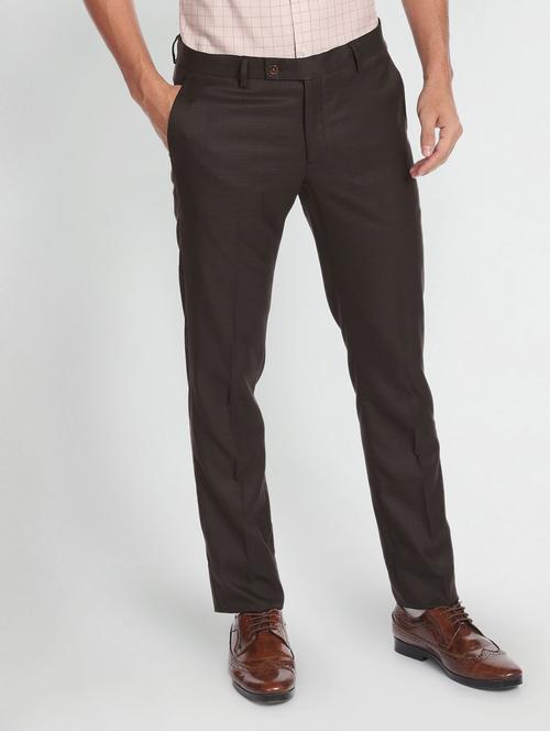 men flat front formal trouser - 19876309 - Very Small Image - 1
