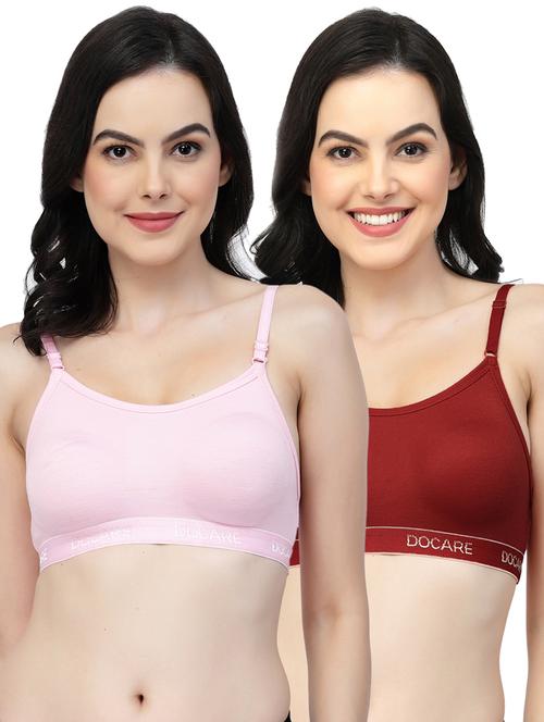 multi colored hosiery sports bra - 19876688 - Very Small Image - 1