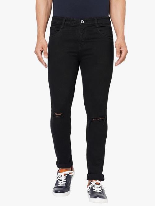 men mid rise cotton jeans - 19878838 - Very Small Image - 1