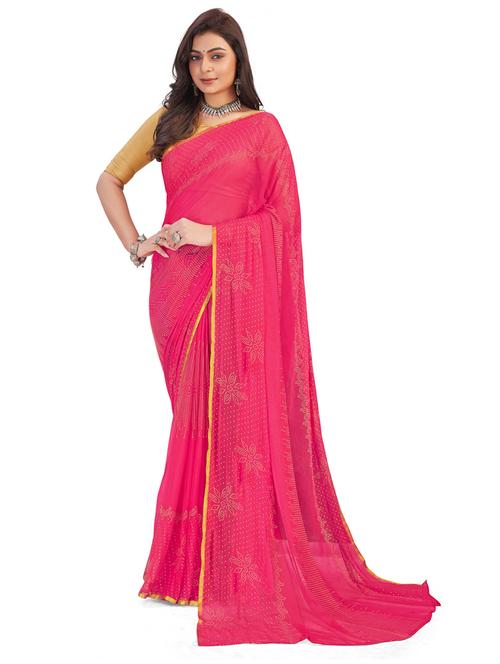 embellished bordered saree - 19879128 - Very Small Image - 1