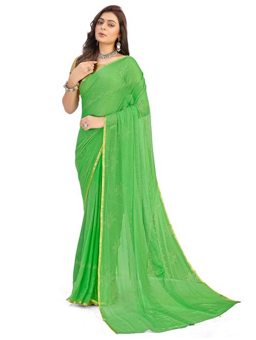 embellished bordered saree - 19879130 - Very Small Image - 1