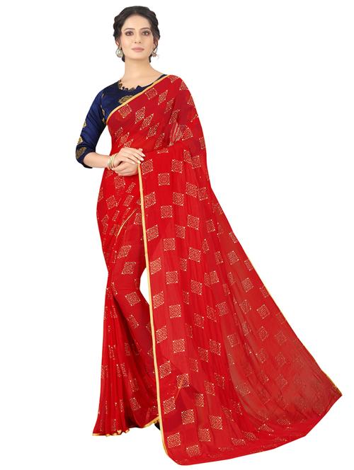 self design printed saree - 19879613 - Very Small Image - 1