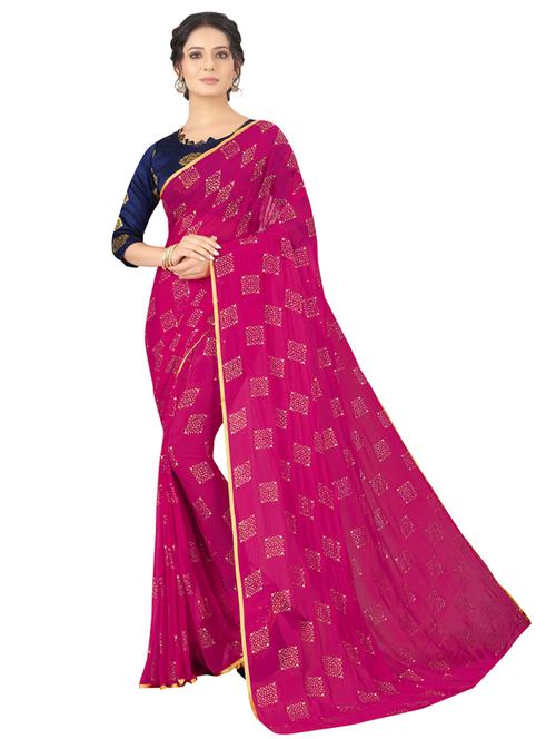 self design printed saree - 19879626 - Very Small Image - 1