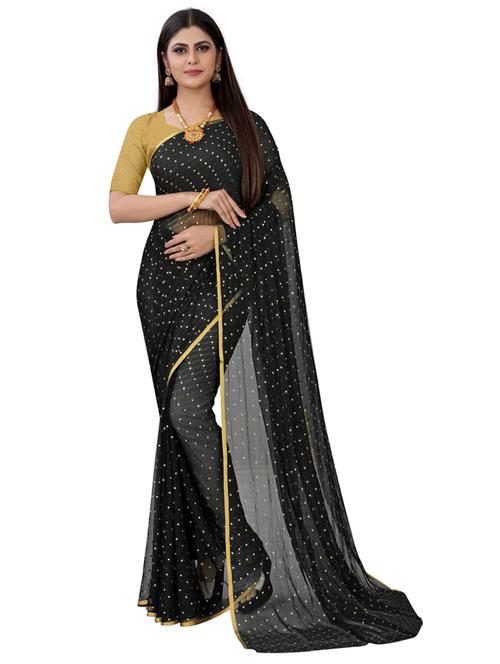 self design chiffon saree - 19879952 - Very Small Image - 1