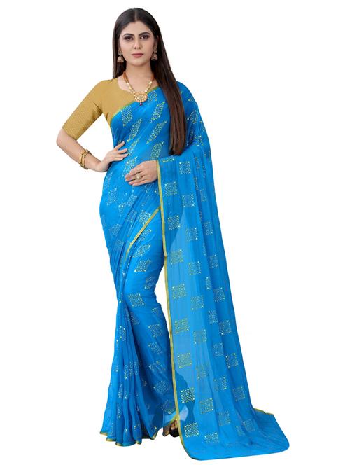 self design printed saree - 19880057 - Very Small Image - 1