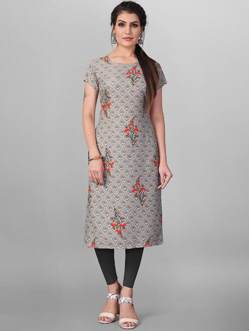 women's straight kurta - 19881594 - Very Small Image - 1