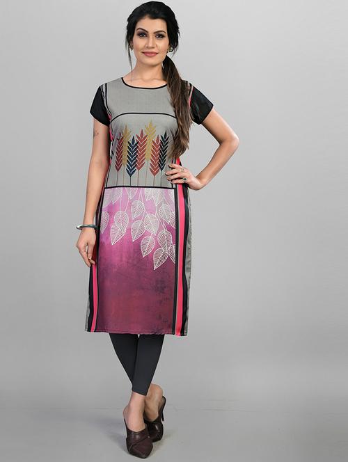 women's straight kurta - 19882223 - Very Small Image - 1