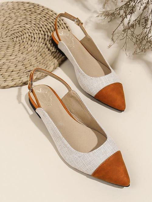 tan jute slip on ballerina - 19883294 - Very Small Image - 1