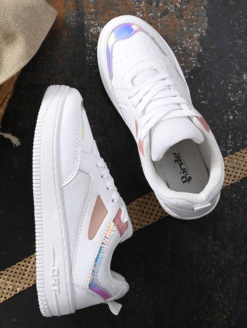 white solid lace-up sneaker - 19883405 - Very Small Image - 1